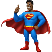 superman thumbs up sticker