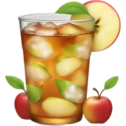 apple iced tea sticker