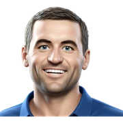 smiling boy in blue shirt sticker