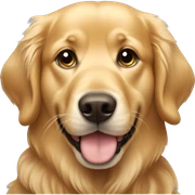 golden retriever sticker