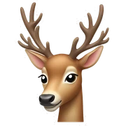 christmas deer sticker