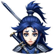 Warrior Samurai sticker