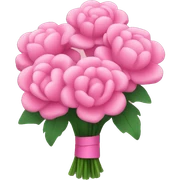 Bouquet of pink flowers sticker