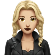 Black widow sticker