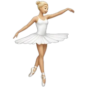 white dancer sticker