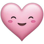pink heart with stars without color sticker