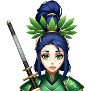 Emerald Samurai sticker