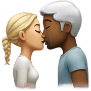 Kissing sticker