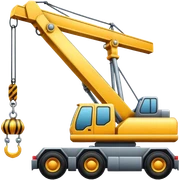 Tools and cranes sticker