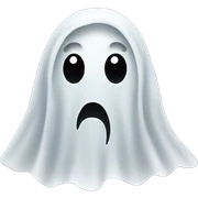Ghost face sticker