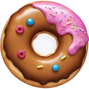 Donut eating donut sticker