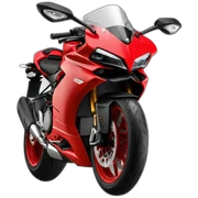 red ducati supersport sticker