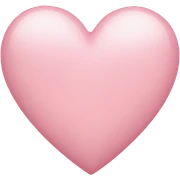 Light pink heart sticker