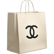 Chanel paper shopping bag sticker