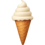 hand holding ice cream cone sticker