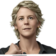 blonde boy with earrings portrait sticker