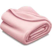 Light pink folded blanket  sticker