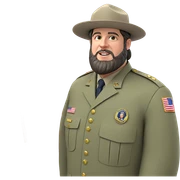 military uniform with american flag sticker