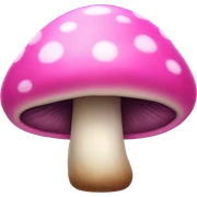 Pink mushroom  sticker