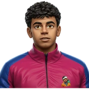 cool boy in multicolored jacket sticker