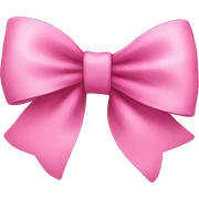Pink bow sticker