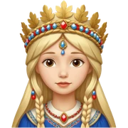 Russian girl sticker