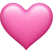 pink heart sticker