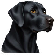 black lab sticker