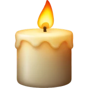 christmas candle sticker
