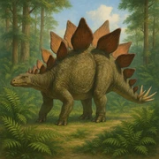 Stegosaurus sticker