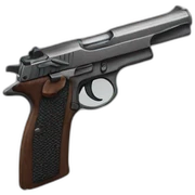 Gun sticker