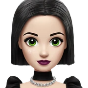  glitter Wednesday Addams.Parisian Beach beauty Barbie.full height 2girl sticker