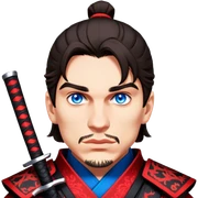 Daring Samurai sticker