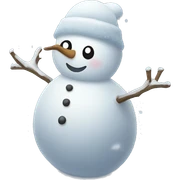 Snow sticker