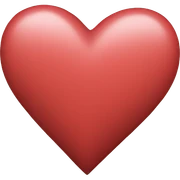 Heart sticker