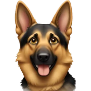 German shepherd  sticker