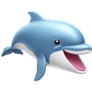 Pink dolphin  sticker