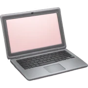 pastel pink laptop sticker