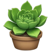 Succulent sticker