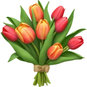 tulips bouquet  sticker