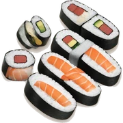 Set sushi sticker