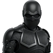 monochrome warrior in armor sticker