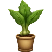 Potted mandrake from Harry Potter sticker