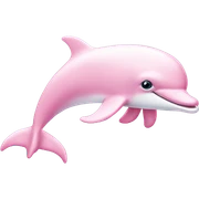 Pastel-pink-colors-dolphin sticker