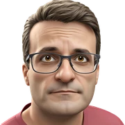 casual portrait of a boy sticker