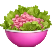 Pink salad sticker