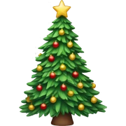 christmas tree sticker