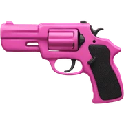 pink gun sticker