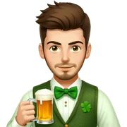 Tipsy Leprechaun sticker