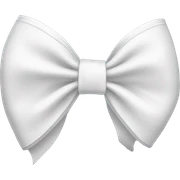 white Bow sticker